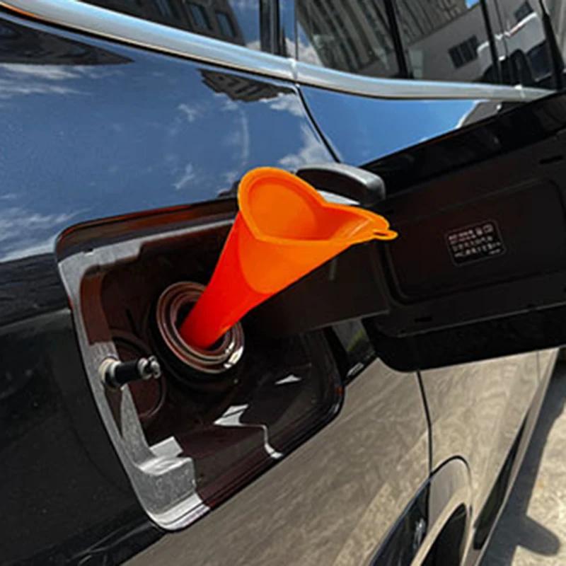 Автомобильная масляная воронка с длинным горлом, защищающая от брызг, бензин, масло, инструменты для заправки топливом, воронка для двигателя, аксессуары для заправки мотоциклов