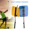 Golf Swing Trainer Golf Power Swing Fan Non-Slip Design Simple Installation Indoor Outdoor Golf Swing Practicing Aid
