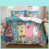Спанч Боб Квадратные Штаны Цифровой Принт Мультяшный Комплект Постельного Белья Для Детской Спальни