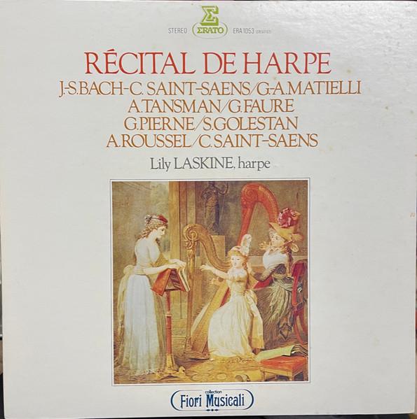 Виниловая пластинка LILY LASKINE - Recital De Harpe ERA1053 ERATO 1975 Япония Классика Б/У