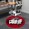 1 шт. Круглый ковер Linkin Papk Band для офиса, комнатный коврик, подходящий для офиса, под офисные стулья, спальни, гостиной, домашнего декора, декора комнаты