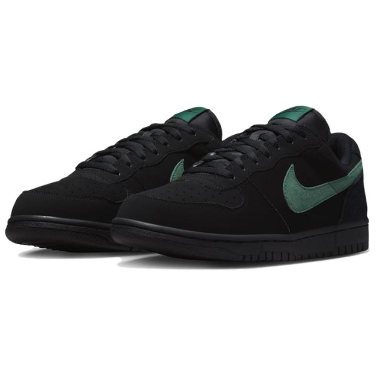 Nike Большие Низкие Скейтбордические Кроссовки Мужские Черно-Зеленые 854166-008