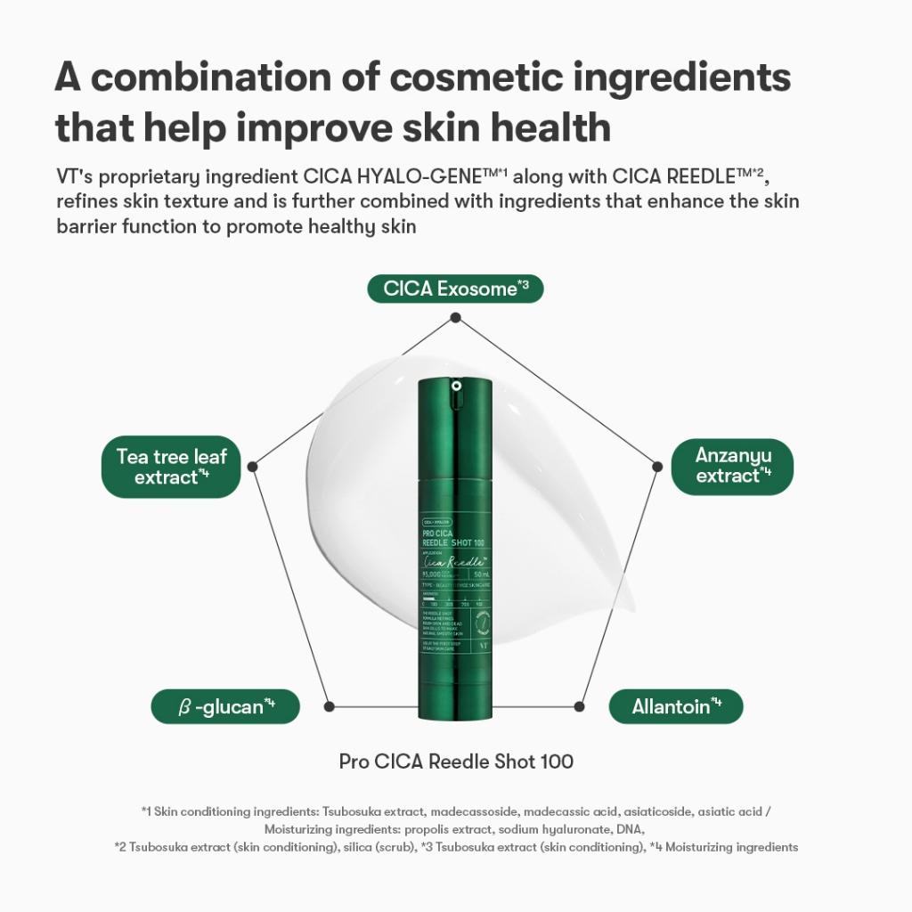 VT Pro Cica Reedle Shot 700 30 мл Улучшение состояния кожи, уход за прыщами, укрепление кожи