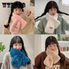 Women Fashion Winter Faux Fur Villus Scarf Outerwear Black White Scarf Warm
