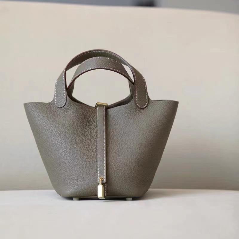 Высококачественная полуручная плетеная сумка-корзина из растительных волокон togo первый слой коровья кожа commuter bag натуральная кожа портативная сумка-ведро женская 18 см