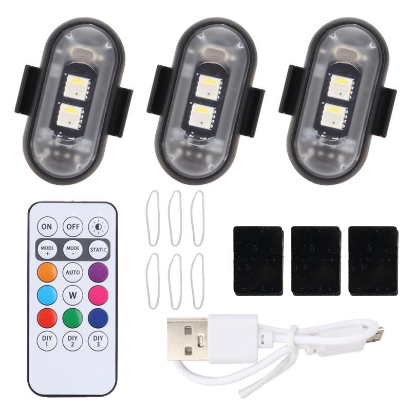 Wireless Multi-Mode 7-Color LED Strobe Light for Cars & Motorcycles
