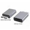 USB C на Micro B USB3.0 Адаптер Тип C Female на Micro B Male Быстрая Зарядка USB Micro 3.0 на Type C Super Speed для HDD