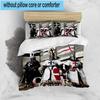 3PCS Knightly Crusader Armor 3pcs Bedding,Including 3PCS Duvet Cover And 2pcs Pillowcases Perfect for Christmas,Ideal for Bedroom, Dormitory