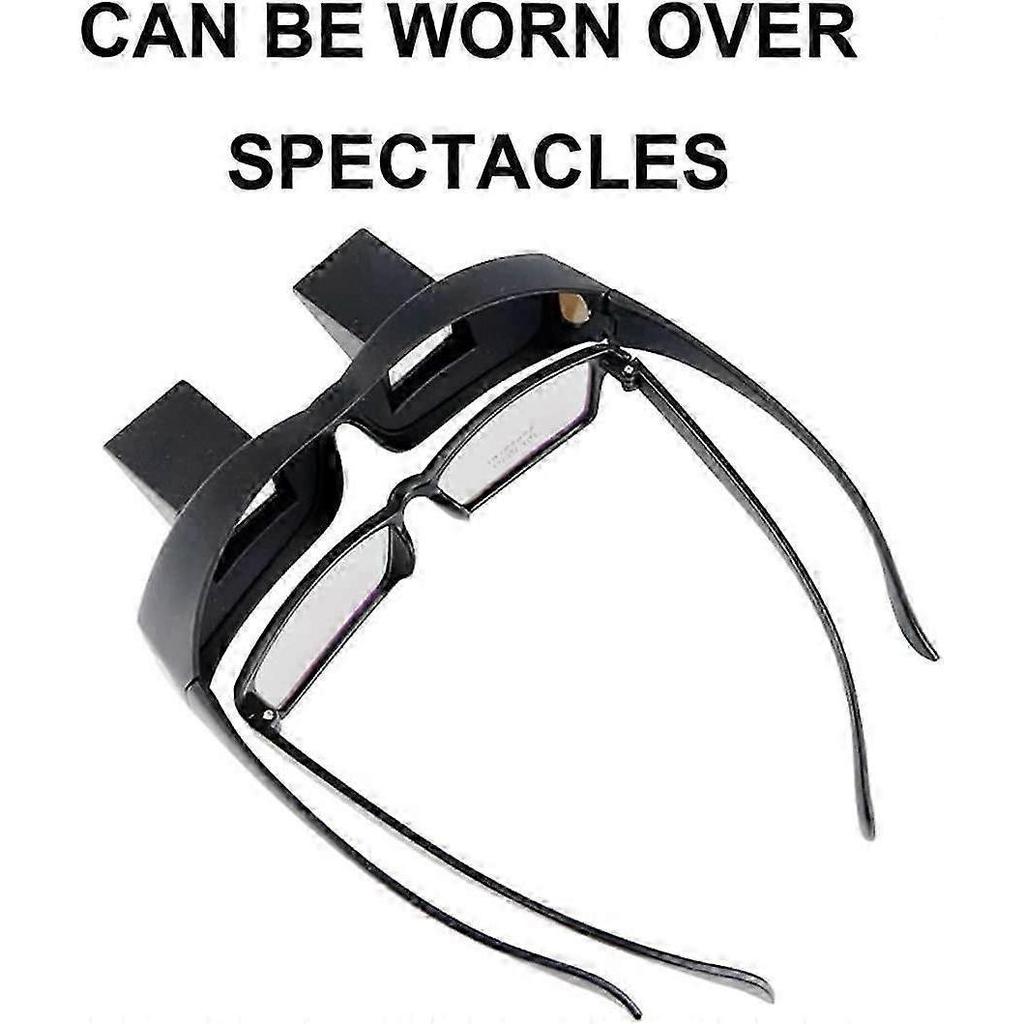 Bed Prism Spectacles Horizontal Mirror Lazy Readers Glasses 90 Degree Prism Glasses For Laying Down Reading And Watching Tv