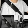 2PCS Three Little Daisy Pattern Car Seat Belt Cover - Quick Installation and Disassembly, Safe and Stylish Design, Universal