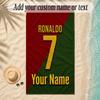 Beach TowelCristiano Ronaldo Custom Name Text Personalized Soft Towel for Beach Pool Indoor Home Decor Gift