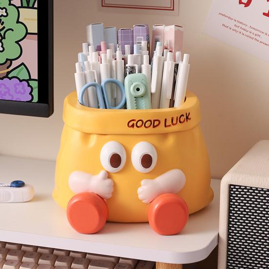 Мультяшный держатель для ручек, большая емкость, коробка для хранения, контейнер для канцелярских принадлежностей, держатель, дом, офис, рабочий стол