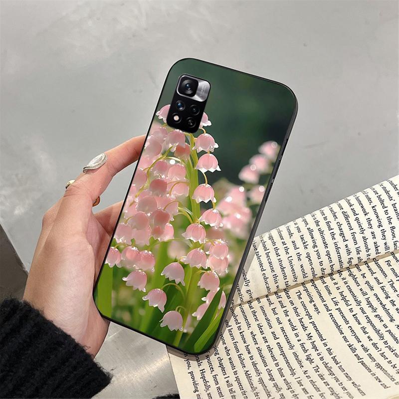 Lily of the Valley Flower Phone Case For Xiaomi Redmi Note 13 12 Pro 11S 11 10 Pro 10S 12S Redmi 10 13C 9C