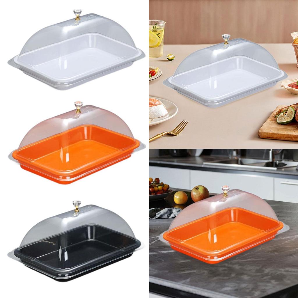 Cake Stand Cover Easy To Clean Multifunctional Serving Dish Lid Food Display Cover for Cheese Cupcake Party Restaurant Kitchen