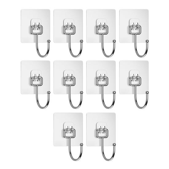 Yousheng Большие прочные самоклеящиеся крючки Водонепроницаемые, бесследные, легко устанавливаемые, вращающиеся на 180 градусов крючки для хранения, органайзеры для посуды