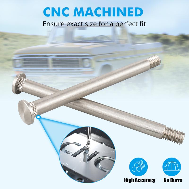 Front Door Hinge Pin & Bushing Repair Kit for Ford Bronco 78-79, for Ford F100/F250/F350 73-79, for Ford F150 75-79