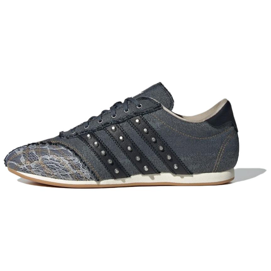 adidas Оригинальные амортизирующие кеды для тхэквондо, износостойкие, с низким верхом, повседневные, женские, черные, JP6685