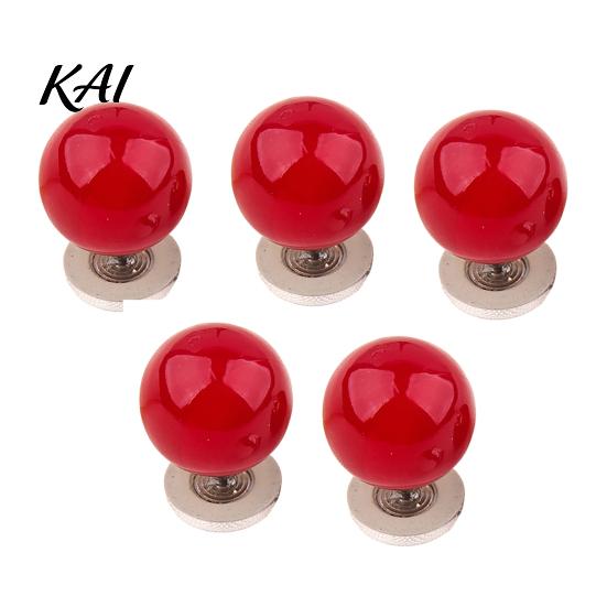 Decorative Pearl Embellishments 5Pcs Fake Buttons for Clothing, Removable Brooch Pins, No Clothes Fixing Clips Necklines Sew Safety Pins Shirt