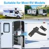 Алюминиевая защелка-ручка для москитной двери RV - Комплект ручек для двери водителя - Кемпер, Автодом, Прицеп