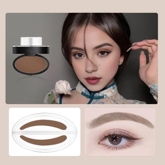 1/2 шт 6 г пудра для бровей водостойкая натуральная стойкая не размазывается ленивая женская форма бровей для девочек