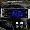 Hikity 1 Din 5,1-дюймовый сенсорный экран Автомобильный MP5-плеер AI Voice Carplay/Android Auto Deep Bass Bluetooth FM Руль AUX USB SD Media Вид сзади
