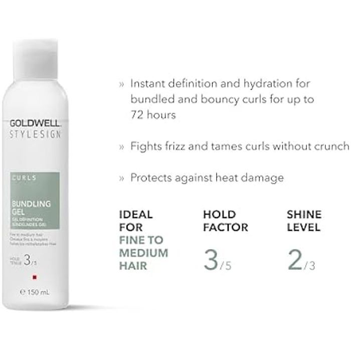 Gel Coiffant - GOLDWELL - STYLESIGN CURLS - 150 Ml - Cheveux Fins - Boucles Définies