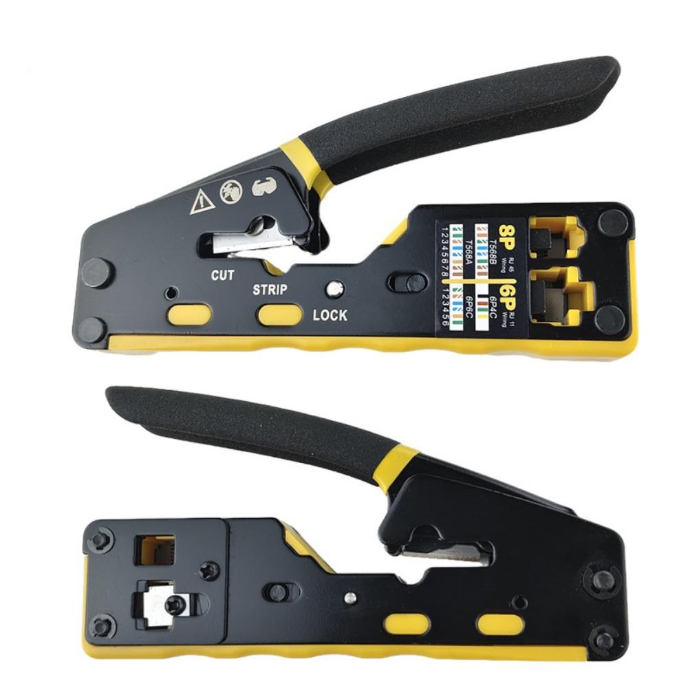 Инструмент для зачистки проводов EZ-Type Эргономичная ручка Щипцы для обжима кабеля Клещи для сетевого кабеля Ремонт сети