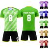 Personalised Shirts Kit Mens Girls With Name Number Custom Football Jerseys For Boys Training Suit