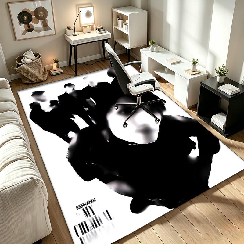 My Chemical Romance A rug suitable for office chair areas living rooms and computer desks perfect for home offices and an ideal holiday gift