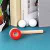 Wooden Balance Blowing Toys Blowing Pipe Whistles Balls Toys Floating Blow Pipe Balls Game Toy for Party Supplies Toddler Kids