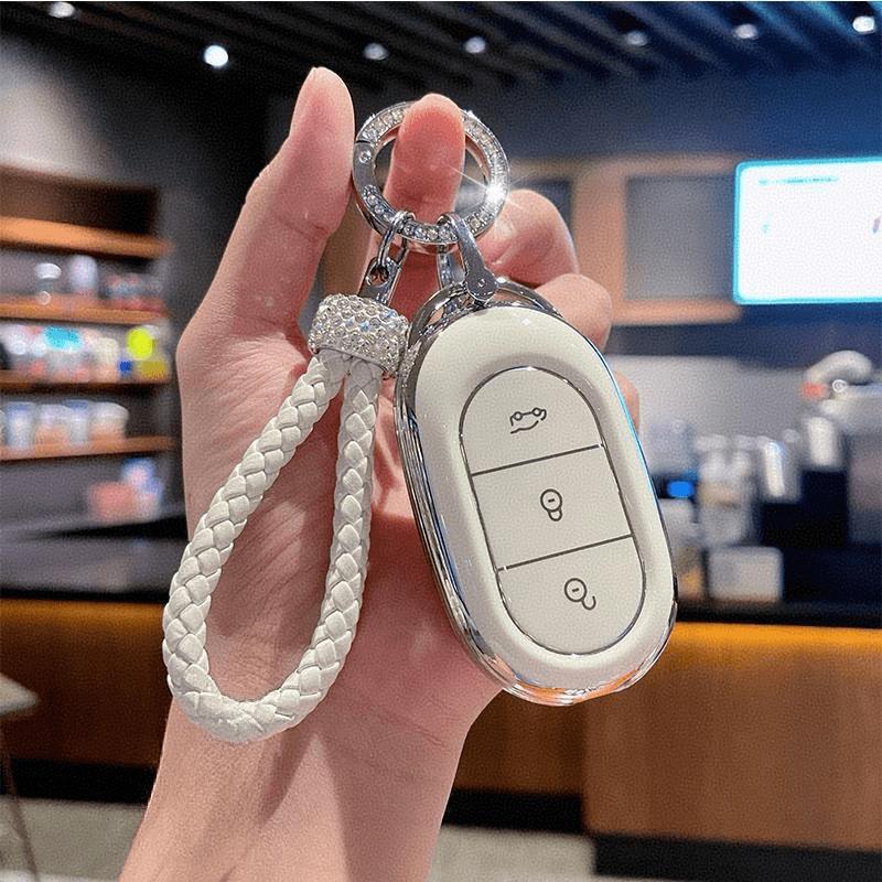 ТПУ чехол для автомобильного ключа для Saic Im Zhiji Ls6 L6 Ls7 Аксессуары Брелок Крышка пульта Кольцо Держатель Корпус брелока