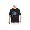 Air Max 90 Letter Logo Print Round Neck Short Sleeve T-Shirt Men Tops Black FV8419-010