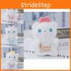 Adorable Bow Tie Teddy Bear Plush Keychain Cute Cartoon Bag Charm Stuffed Toy