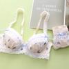 Милые спортивные бюстгальтеры для девочек, кружевные бюстгальтеры пуш-ап, беспроводное нижнее белье, модные внутренние топы