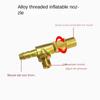 5-6mm Valve Connector Copper Air Chuck Nozzle Repair Tools Pump Quick Connector  Car