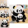 Adorable Plush Panda Toy Soft Stuffed Animal Perfect Kids Gift And Mascot