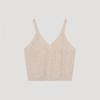  She S miSS  Glitter looSe Fit Knit veSt SSkvto32030 Cr