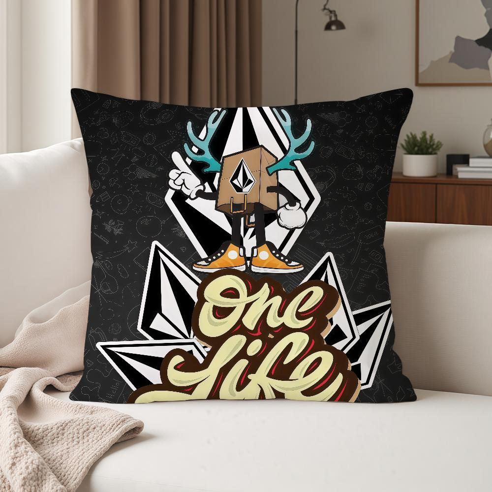 Fashion VVolcom Cool Pillow Case Suitable For Bedrooms Living Rooms Cars Home Decoration