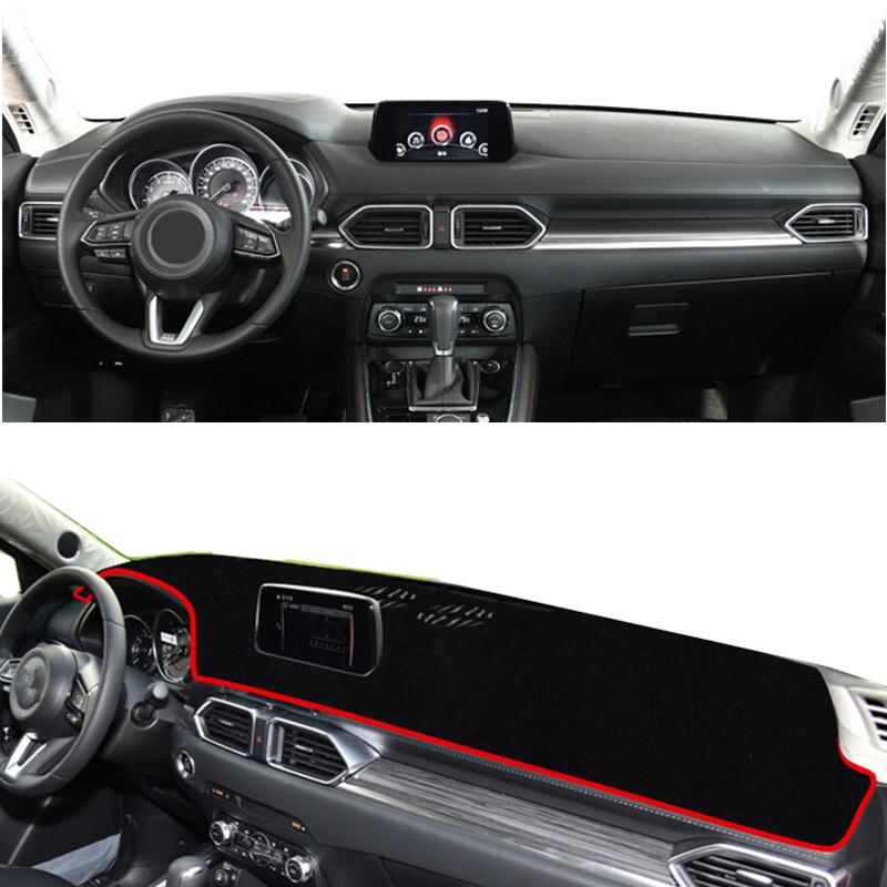 For Mazda CX-5 CX5 KF CX-8 2017- 2024 Dashmat Dashboard Cover Mat Rug Dash Sunshade Carpet Cushion Car Accessories