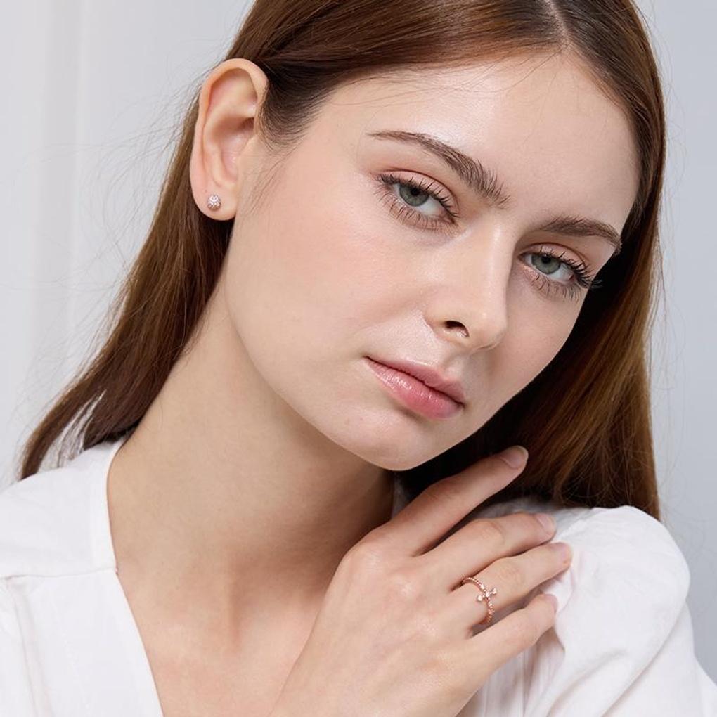 [LsSHOP] Серьги-шарики 14K (Позолоченный)_LJ5234BRE