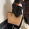 Retro Niche Tote Bag Spring New Large-capacity Textured Simple Shoulder Bag Class Commuter Bag