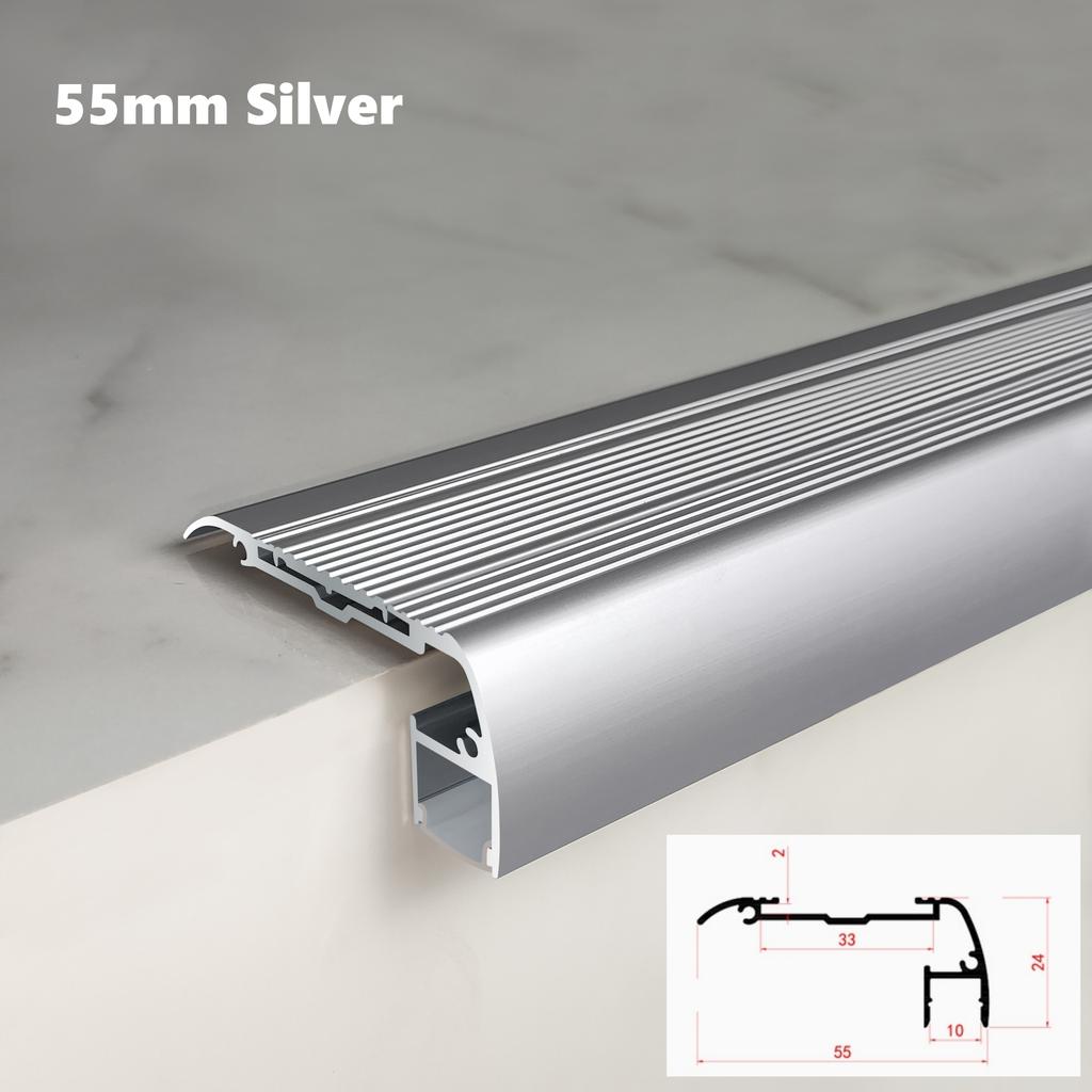 0.5M/1M LED Step Lamp Aluminum Profile Anti-Slip Stair Treads Backlight Hard Bar Strip Lights Linear Home Decoration Lighting