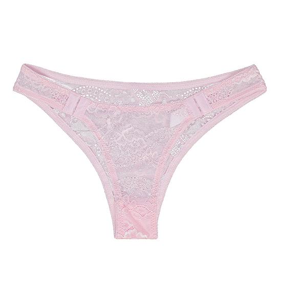 Chic Underpants Flower Embroidery Anti-septic Underwear Lace No Constraint Lady Briefs Women Garment