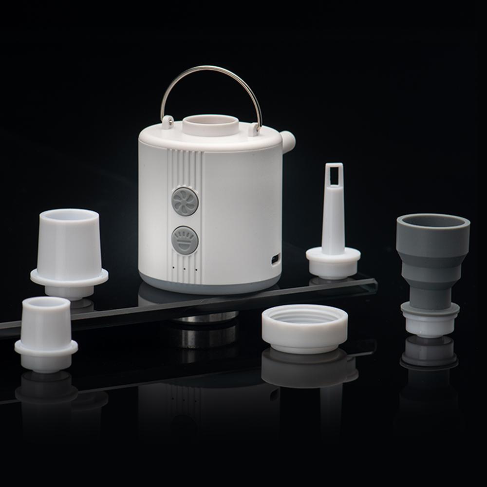 TOMSHOO Портативный электрический воздушный насос со светодиодной подсветкой, перезаряжаемый мини-инфлятор для плавательного бассейна