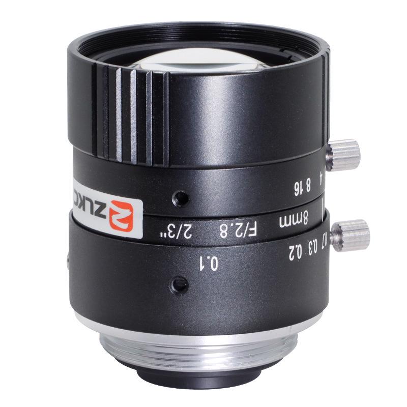 Промышленный объектив ZLKC LM-MP8: 8-мегапиксельный объектив C-mount с низкой дисторсией для машинного зрения