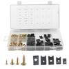 Winova U-Nut Screw Kit, U-Clips, Fairing Fixing Tool for Motorcycles and Automobiles, 170-Piece Set with Storage Case