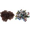 Mix Color Plastic Safety Eyes with Washer Accessories for DIY Crafts Teddy Bear Animal Dolls Puppet