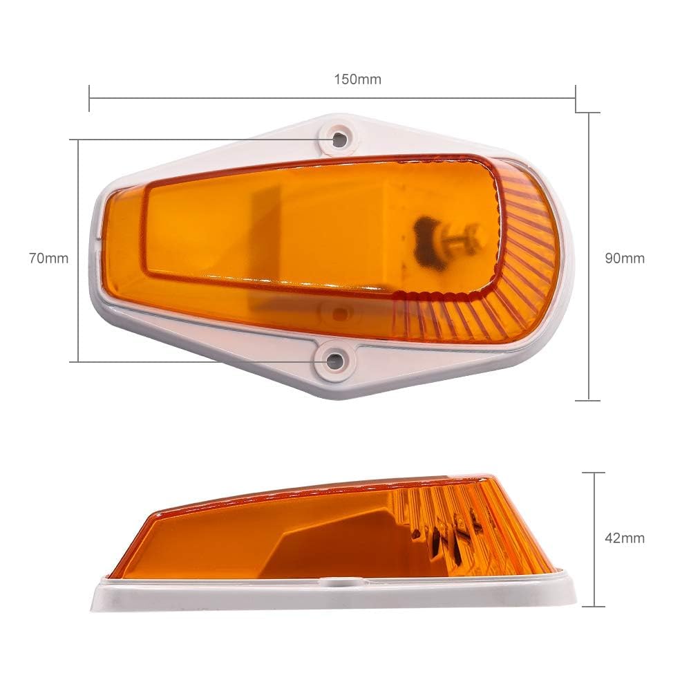 Aoling Светодиодный габаритный фонарь на крышу 12 В Габаритный фонарь на крышу автомобиля Водонепроницаемый Высокопроизводительный Габаритный фонарь на крышу грузовика 15442 Линза 5050 Белый T10 Светодиод 5 шт. + [Б/У]