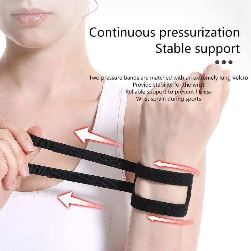 Регулируемый поддерживающий бандаж на запястье Тонкий спортивный бандаж для запястья для йоги Разрыв TFCC Травмы треугольного фиброхряща Бандаж Фиксация локтевой кости