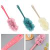 Длинная ручка, щетка для тела, спины, душа с мягкой люфой для отшелушивания, чистоты и здоровья кожи